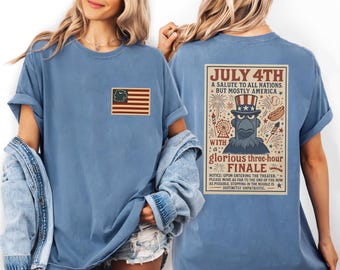 But Mostly America Shirt, Patriotic Sam Eagle Muppets July 4th Fireworks Celebration, Us Flag, Disney World Shirt