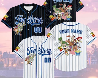 Custom Toy Story Baseball Jersey, Personalized Disney Toy Story Shirt, Disney Baseball Team Outfit, Gift For Fans