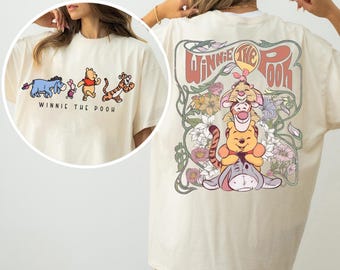 Vintage Disney Winnie The Pooh Shirt, Pooh and Friends Shirt, Disneyland Family Trip Shirts, Disney Vacation 2025 Shirt, Disney Tee