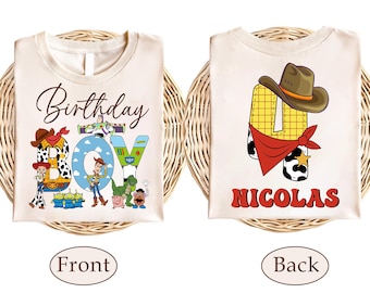 Custom Toy Story Birthday Boy Shirt, Disney Birthday Shirt, Personalized Toy Story Shirt, Disneyland Birthday Trip Shirt, Birthday Boy Gift