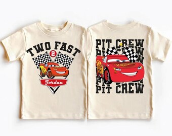 Lightning McQueen Birthday Shirt, Disney Cars Birthday Family T-Shirt, McQueen Birthday Boy Tee, Pixar Racing Birthday Sweatshirt