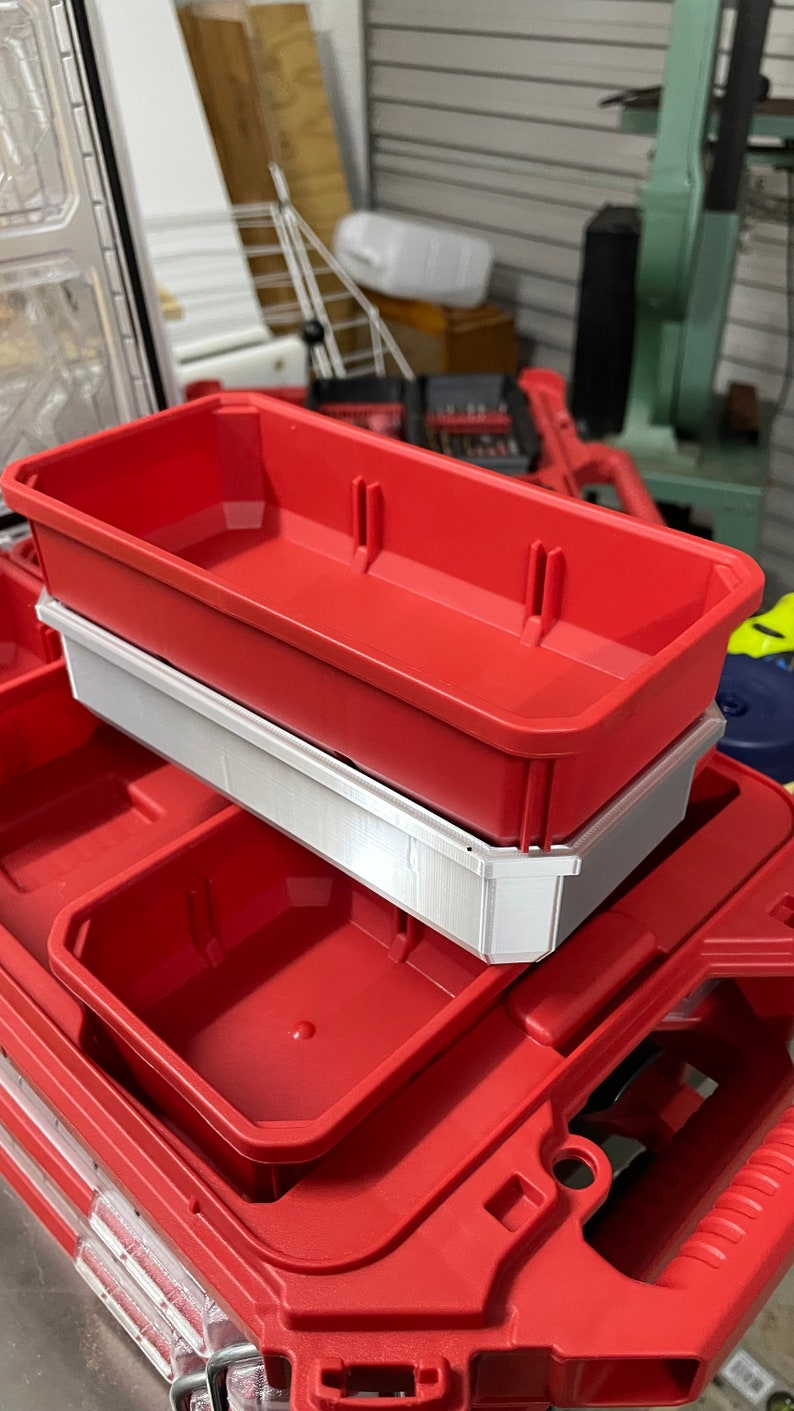 STL Milwaukee Packout Slim Bin Drill Bit Holder Imperial Large Size STL ONLY Etsy