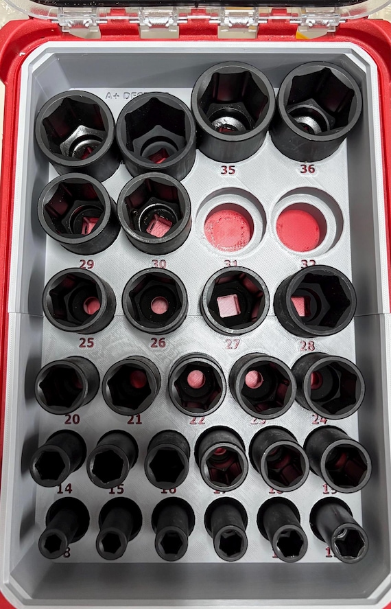 Packout Shockwave 29 Pc 1/2 Metric Socket Set 49-66-7015 Insert
