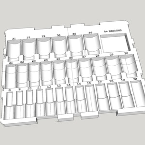 STL*** Milwaukee Deep impact set 49-66-7015 drawer storage for Packout Digital Download