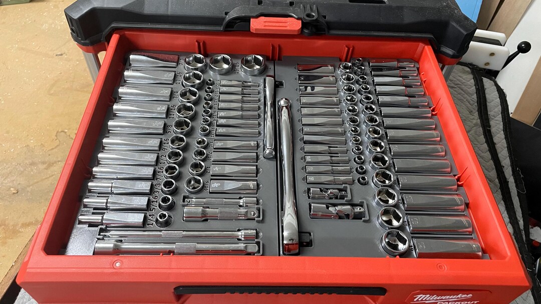 Socket In Drawers 3D Printed Drawer Insert for 106pc Milwaukee Socket Set 48-22-9486 - Etsy