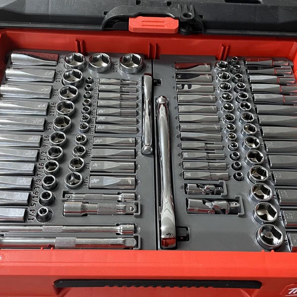 3D Printed drawer insert for 106pc Milwaukee Socket set 48-22-9486