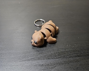 Cute Baby Bear Articulated Fidget Toy Keychain Accessories