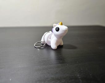 Cute Baby Unicorn Articulated Fidget Toy Keychain