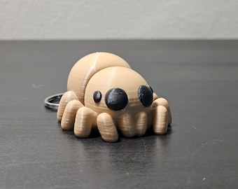 Cute Baby Articulated Spider Keychain Fidget Toy