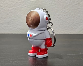 Cute Tiny Space Astronaut Keychain
