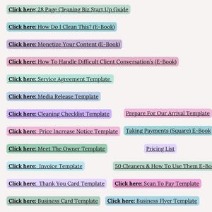 House Cleaning Bundle Cleaning Business Owner Guide, Cleaning Guides, House Cleaning Tips, Cleaning Service, Editable Templates
