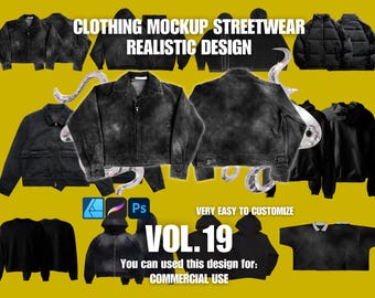 Clothing Mockup Realistic 4k Streetwear Design Vol.19