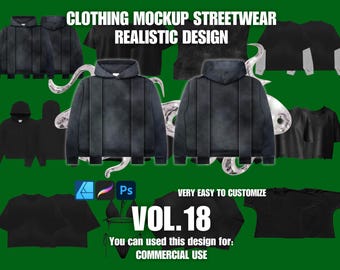 Clothing Mockup Realistic 4k Streetwear Design Vol.18