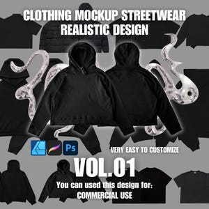 Kledingmodel realistisch 4k streetwear-ontwerp vol.01