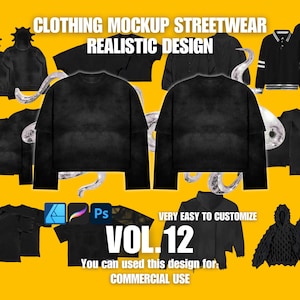 Clothing Mockup Realistic 4k Streetwear Design Vol.12