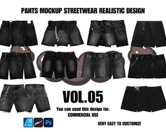 Clothing Mockup Pants Streetwear Realistic 4k Design Vol.05