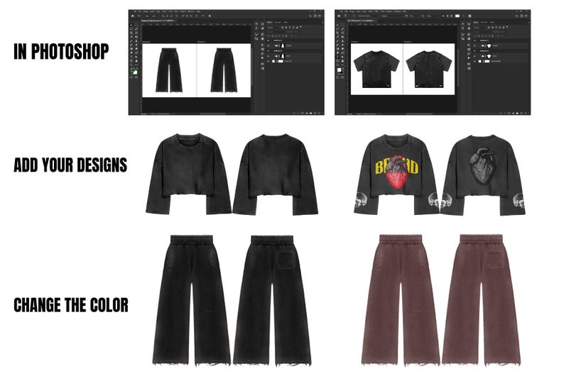 Clothing Mockup Realistic 4K Streetwear Top and Pants Design, Clothing Mockup Template, Techpack Fashion Mockup, Streetwear Mockup, Apparel Mockup, Tracksuite Mockup, Sweatpants Mockup, Realistic Mockup, Mockup Template, Clothing Mock Ups, Procreate Mockup, Photoshop Mockup, Affinity Designer Mockup, Clothing Mockup Sports, Vintage Clothing Mockup, Y2k Fashion Mockup, Y2k Mockup, Techpack, Vector Mockup, Clothing Brand Mockup