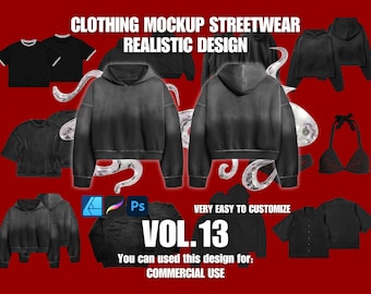 Clothing Mockup Realistic 4k Streetwear Design Vol.13