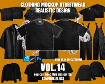 Clothing Mockup Realistic 4k Streetwear Design Vol.14