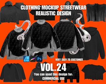 Clothing Mockup Realistic 4k Streetwear Design Vol.24