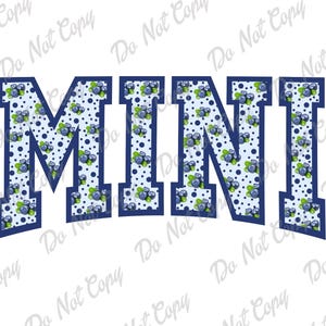 Mini PNG, Mini blueberry, Mini blueberry PNG, Spring, blueberries, Instant Download