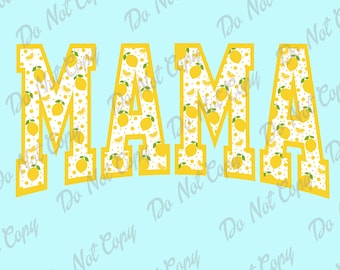 Mama PNG, Mama Lemon, Mama Lemon PNG, Lente, Citroenen, Instant Download