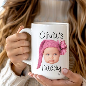 Personalisierte Baby Gesichtstasse Geschenk Individuelle Gesichtstasse Individuelle Fototasse Ihre Hunde Gesicht Tasse Geschenk Ihre Baby Gesicht Tasse Baby Gesicht Tasse für Mama Papa Geschenk