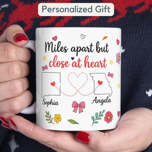 Custom I Wish You Lived Next Door Mug Gift Personalized Best Friend Mug Gift for Best Friend Lived Next Door Mug Gift Long Distance Friend