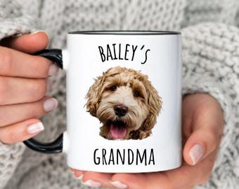 Personalized Dog grandma Mug gift Custom grandma dog mug, dog mug gift, dog grandma coffee mug best grandma dog Gift grammy dog grandmother