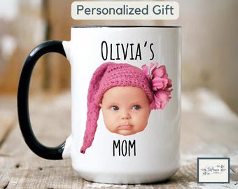 Personalized Mug from Photo Baby face Mug with Kid's Photo Custom Gift for Family Mother's Day Father's Day Mug Coffee Gift for New Parents