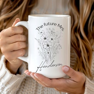 Zukunft Frau Becher Braut, Geschenk Becher Personalisierte Zukunft Frau Geschenk Braut Becher Benutzerdefinierte Verlobungsbecher Geschenk Benutzerdefinierte Brautdusche Geschenk