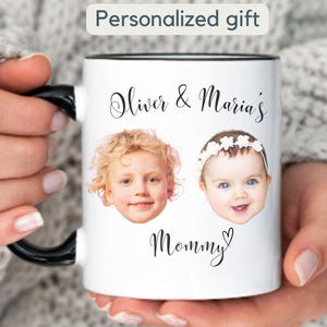 Personalized Grandpa Mug Gift Custom Baby Face Photo Mug for Grandpa Birthday Baby Face Mug, Grandpa Gift Custom Face Mug for Father&#39;s Day