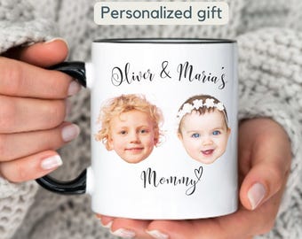 Personalisierte Opa Becher Geschenk individuelle Baby Gesicht Fototasse für Opa Geburtstag Baby Gesichtstasse, Opa Geschenk individuelle Gesichtstasse für Vatertag