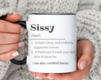 Aangepaste definitie mok beste vriend Cadeau gepersonaliseerde vriendschapsmok, aangepaste geschenken, geschenken, aangepaste beste vrienden, betekenis naam, kerstcadeau