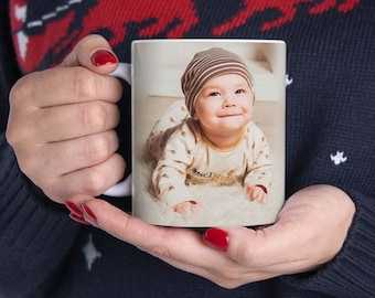 Mug photo personnalisé Mug photo personnalisé Mug photo personnalisé Mug cadeau Mug photo, Mug à café personnalisé, Mug à café photo, Mug photo personnalisé