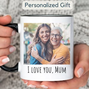 Custom Photo Coffee Mug Gift Personalized Birthday Gift Custom Mug for Mom Anniversary Gift for Her/Him Valentines Day gift Mug with Picture