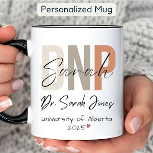 Personalized DNP Graduation Gift Doctor of Nursing Gift Doctorate Degree Gift, Doctoral Graduation Gift, Doctor of Nursing Custom Nurse Mug