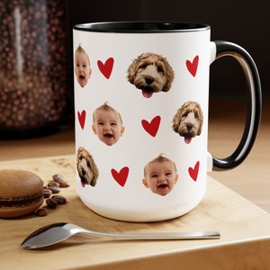 Personalized Baby Face Mug Gift Custom Photo Mug Gift Your Dogs Face Mug Custom Your baby Face Mug, Baby Face Mug for Mom Dad Birthday Gift