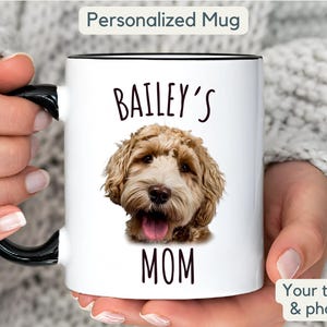 Personalized Dog Mug Gift Dog Picture Mug Gift Dog Coffee Mug Custom Dog Face Mug, Custom Pet Lover Mug, Dog Photo Mug, Dog Mom or Dad Gift