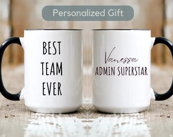 Custom Best Team Ever Mug Gift Funny Best Team Ever Definition Mug Corporate Employee Mug Gift Employee Appreciation Gift Coworker Mug