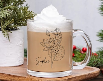 Taza personalizada para dama de honor, regalo de nacimiento, flor, damas de honor, regalo, propuesta de dama de honor, taza personalizada para dama de honor, regalo de taza para dama de honor
