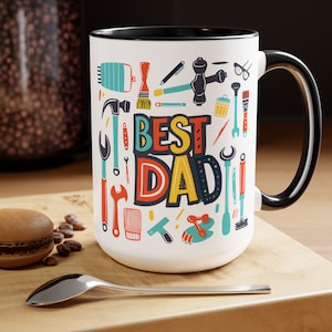 Best Dad Ever Mug Gift Mug For Dad Father&#39;s Day Cup Gift New Dad Mug Father&#39;s Day Mug Gift Husband Child Love Daddy Hero diy lovers Mug Gift