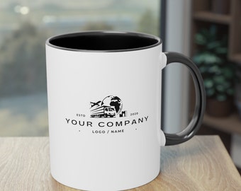 Custom Company Logo Coffee Mug Personlized Logo Coffee Cup Custom Mug Printed Mug Corporate Gifts Client Custom Dad Mom Wife Husband Mugs