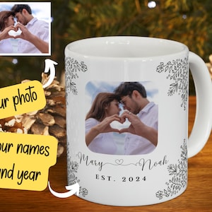 Personalized Photo Mug Gift Grandma Custom Photo for Grandma Photo Mug Mom Mug with Photo and Text Personalized Photo Coffee Mug Picture Cup
