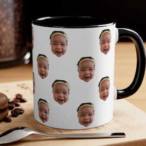 Personalized Baby Face Mug Custom Baby Face Photo Mug, Father&#39;s Day Mug for Dad, Mother&#39;s Day Mug for Mom, Kids Photo Mug, Father&#39;s Day Gift