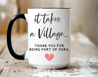 Det krävs en bymuggpresent, tackmuggpresent för lärare, tackmuggpresent för kaffekopp, present till barnflicka, barnvakt, tränare, tackmuggpresent för vän