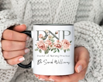 Personalized Doctor of Nursing Practice Mug Gift Custom Nurse Practitioner Gift Graduation Gift for DNP Nurse Practitioner Nurse Graduation