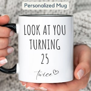 Personalisierte 50. Geburtstagstasse Geschenk für Frauen Benutzerdefinierte 50. Geburtstagstasse Geburtstagsgeschenke Lustige 50
