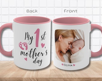 Custom Mummy Mug Gift Personalized Mummy Birthday First Mother's Day Mug First Mother's Day Mug, To Mummy from kids, from children photo mug