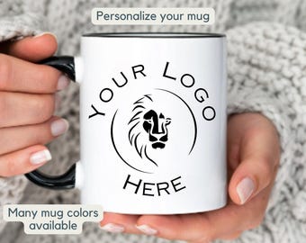 Personalized Mug With Logo Custom Logo Mug Custom Bulk Mug Personalized Logo Cup Employee Appreciation Mug Team Gifts for Employees Mug Gift